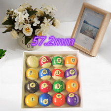 Billard Kugeln  Billard Pool Kugeln kompletter Satz hochglanzpoliert  Ø 57,2 mm