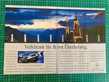 Mercedes C230 Kompressor W202 C-Klasse Original 1995 Vintage Werbung Reklame