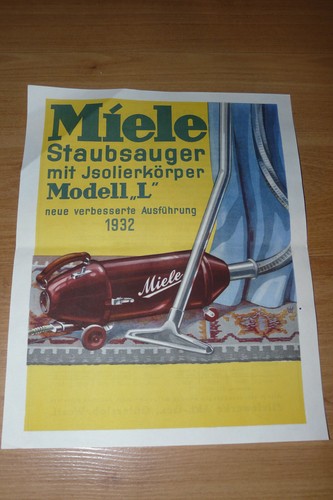Miele prospektblatt 1932 - prospektblatt,