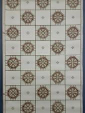 Rest Rolle original Jugendstil floral Tapete Vintage Art Deco Wallpaper AB1 (ABP