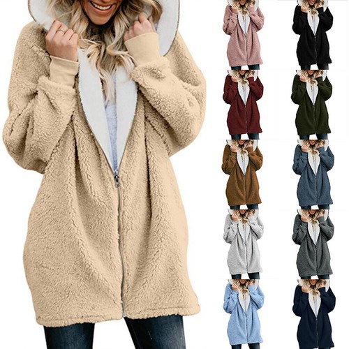 Warme damen hoodie - warme,