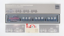 Märklin H0 2874 Güterzug BR E63 mit Behälterwagen DB Wechselstrom