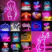 LED Neon Schild Lampe Nachtlicht Leuchtschild Leuchtreklame Club Spielzimmer Bar