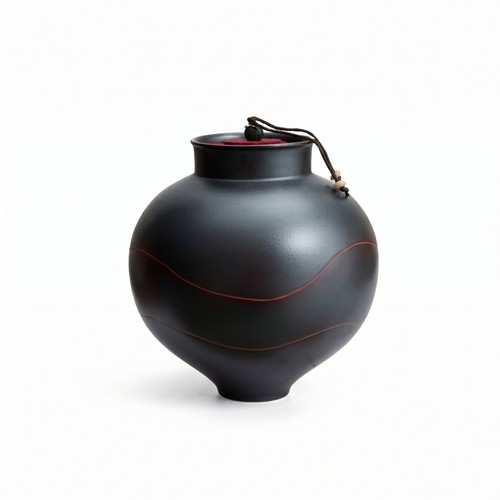 Mondkrug schmaler hals teedose - schmaler,