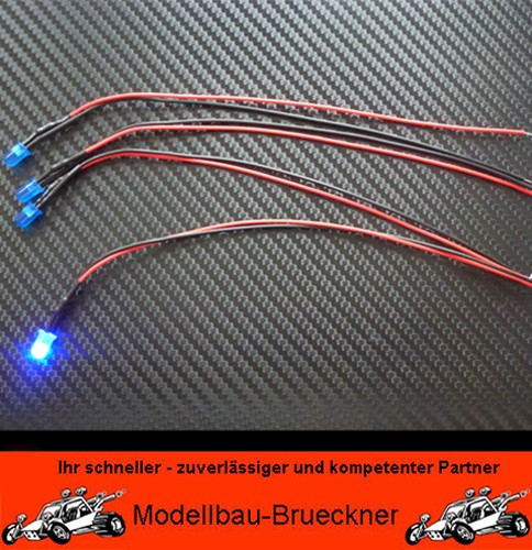 Stück led blau 8 - 4,
