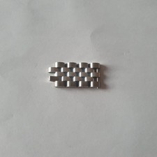 4 STÜCK  ROLEX VERLÄNGRUNGS GLIEDER LINK JUBILEE 12.2 MM STAHL  FÜR MEDIUM