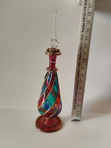 Vintage lauscha glas flakon - vintage,