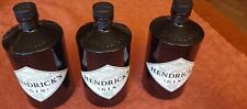 3 stück Hendricks Gin Glasflaschen Leere mit Oryginal stopsel  0,7 Liter Flasche