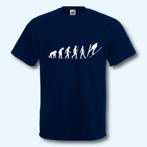 Shirt evolution skispringen - t-shirt,