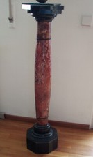 Säule aus rotem Marmor - OVAL