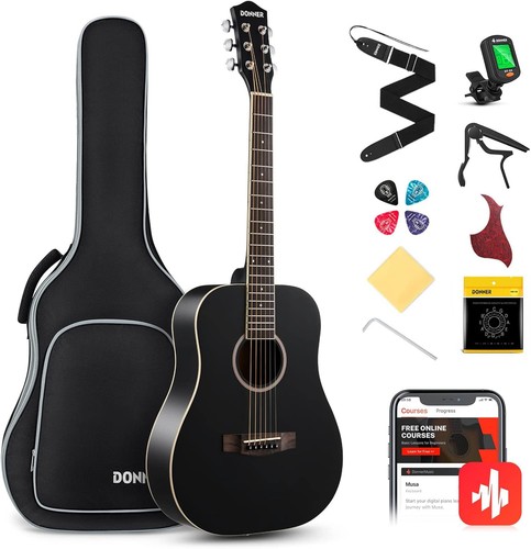 Donner gitarre akustik 4 - donner, 3/4