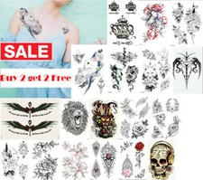 Colorful Tattoo Stickers Fake