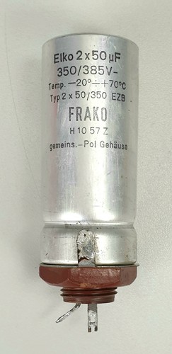 Braun frako elko 50 - frako, 50+50µf