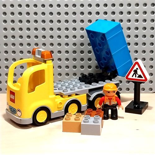 Lego duplo lkw - lego, tieflader
