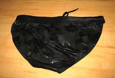 Manstore Badehose Tanga Schwimmhose  NEU NEW CAMOUFLAGE Swim Slip Herren Schwarz