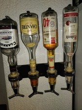 Getränkeportionierer  zur Wandmontage für 4 Flaschen Flaschenhalter...