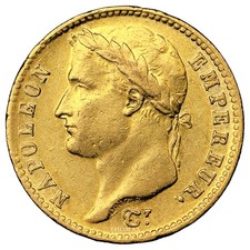 Napoleon I. - 20 Francs Gold Laureate Head - 1809 K Bordeaux - 3572 Exemplare