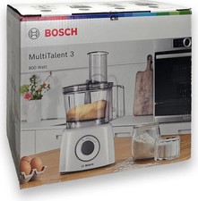 Bosch Multitalent 3 Kompakt-Küchenmaschine 800W Foodprocessor MCM3201B NEU&OVP