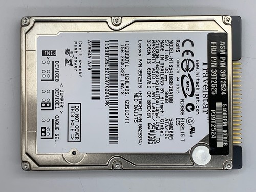 Hitachi travelstar 80gb - hitachi,