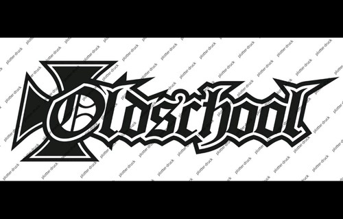 Dekor aufkleber oldschool - dekor,