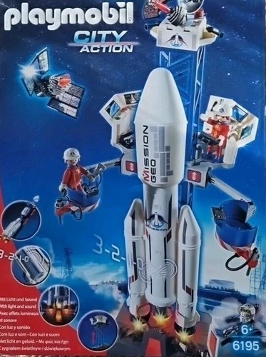 Playmobil 6195 weltraumrakete - playmobil,