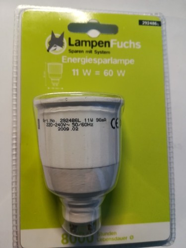 Fuchs energiesparlampe - x,