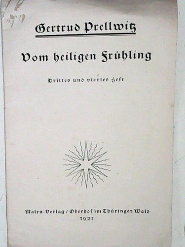 Vom heiligen frühling drittes - vom,