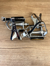 NOS Sakae SR SP-150 Pedale mit Zehenclips & Riemen | New Old Stock