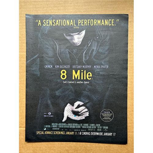 Eminem mile poster sized - mile,