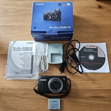 Digitalkamera Canon Powershot SX260HS Schwarz Mit OVP Getestet Blinder Fleck Kam