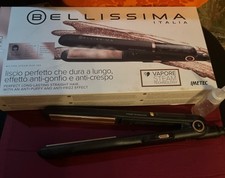 Dampf Steam Glätteisen Aus Italien Bellissima Schwarz Bis 230 Grad