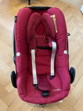 Maxi Cosi "Pebble Rubin Red" Baby Schale / mit ISO FIX Station