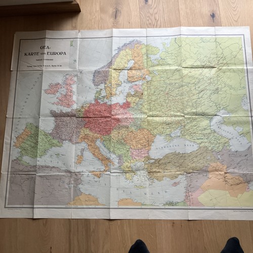 Gea karte europa deutsches - –,