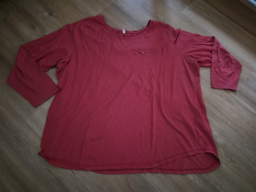 Damen strech pullover rot - ,