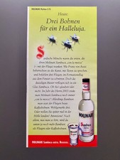Drei Bohnen für ein Halleluja Molinari Sambuca 2003 Vintage Ad Werbung Reklame