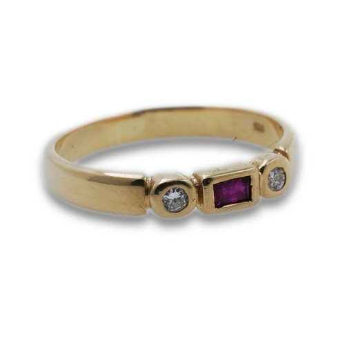 Ring 585 gold gelbgold - ring,