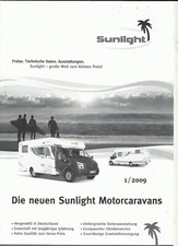 Prospekt Sunlight Wohnmobil 2009 Ausstattung Daten Preise