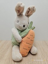 IKEA MINNEN KANIN Stofftier Kuscheltier Hase ? Kaninchen mit Möhre und Rassel