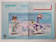 Playmobil Bauanleitung 70311 Ice Eis Prinzessin A6 , 4 Seiten
