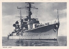 AK Kreuzer Köln - WK2 - Schiff - s/w - Top-Zustand