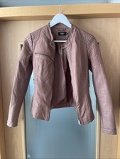 Leder Jacke Damen Gr. 34 Braun