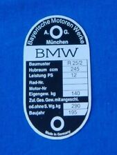 BMW Typenschild R25/2