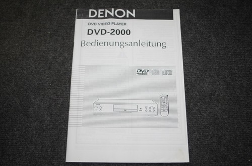 Denon dvd 2000 - denon,