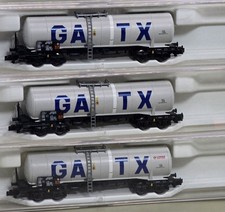 Spur N FLEISCHMANN  825813 Set 3 Kesselwagen GATX Epoche VI  OVP  