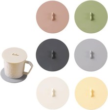 6 Stück Silikon Deckel für