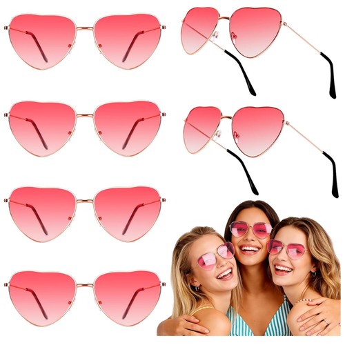 Herz sonnenbrille set party - set,
