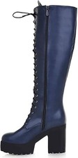 EU40 Damen Kniehohe Stiefel