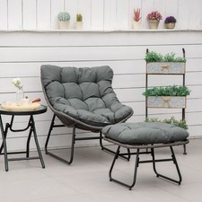 Outsunny rattan relaxsessel - outsunny,