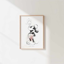Mickey Mouse - Micky Maus  - 42 x 30cm Leinwand!  - Poster