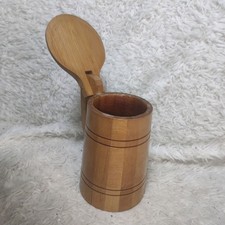Bierkrug aus holz - holz, mit